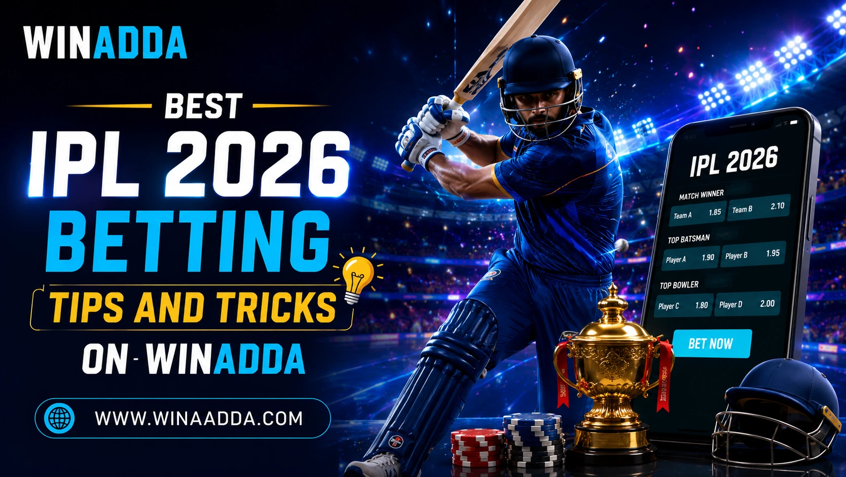 You are currently viewing Best IPL 2026 Betting Tips and Tricks on Winadda