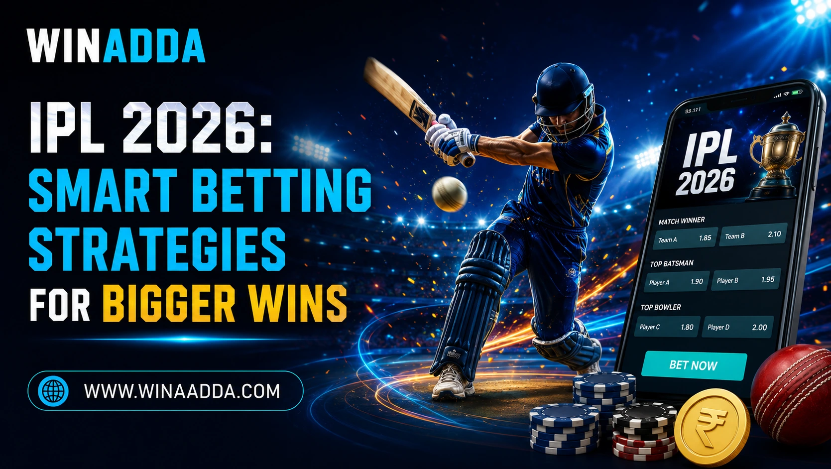 Read more about the article Winadda IPL 2026: Smart Betting Strategies for Bigger Wins