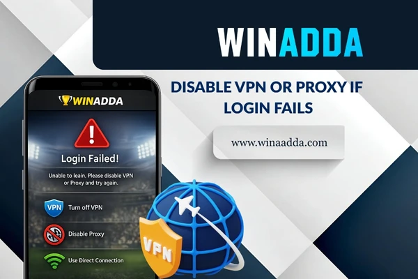 Disable VPN or Proxy If Login Fails