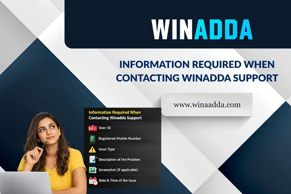 Information Required When Contacting Winadda Support