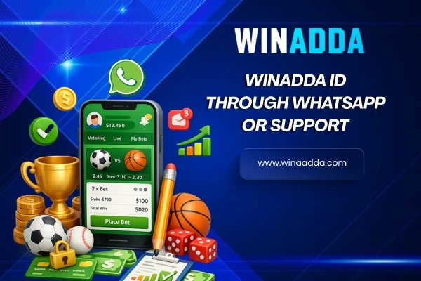 Winadda ID Through WhatsApp or Support