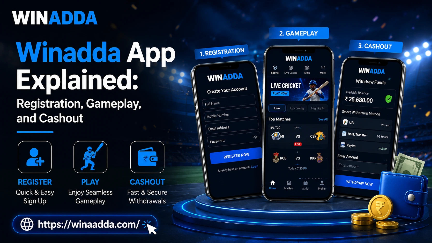 Winadda App Explained: Registration, Gameplay, and Cashout
